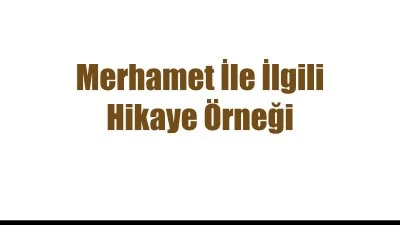 Merhamet İle İlgili Hikaye Örneği