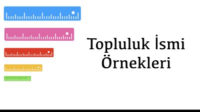 Topluluk İsmi Örnekleri