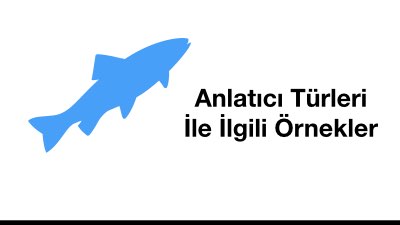 Anlatıcı Türleri İle İlgili Örnekler